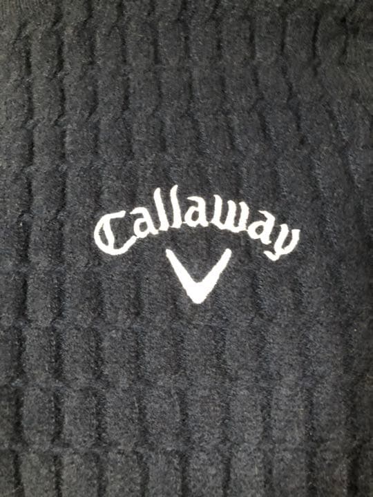 キャロウェイ カシミヤ100% ブルゾンニット