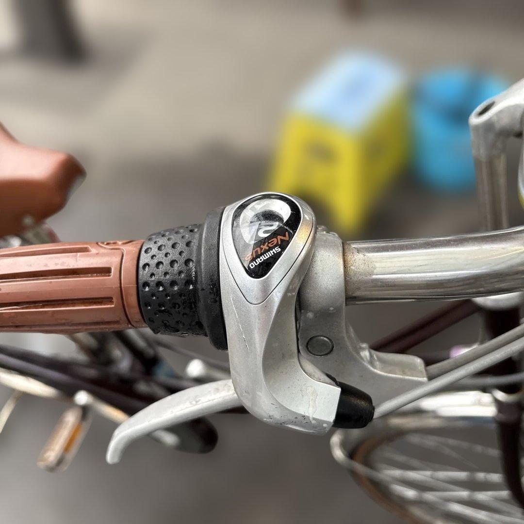 し*ん様 購入できます！シティサイクル ブラウンバスケット付き　持ち帰れる方限定