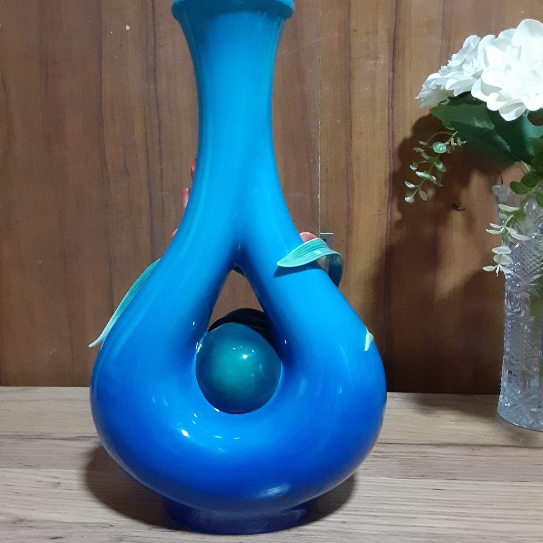 FRANZ ターコイズブルー花瓶 fz02963