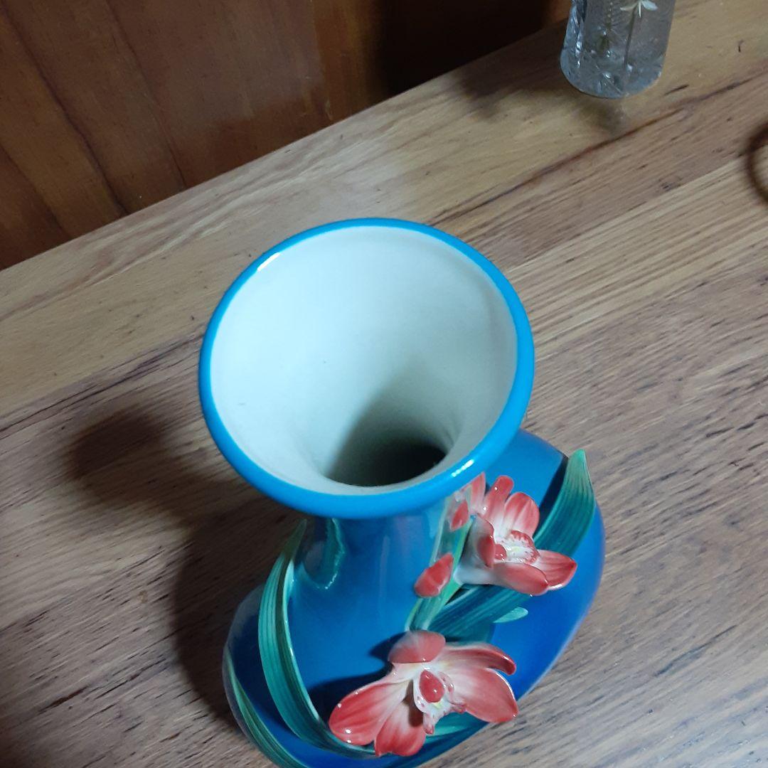 FRANZ ターコイズブルー花瓶 fz02963