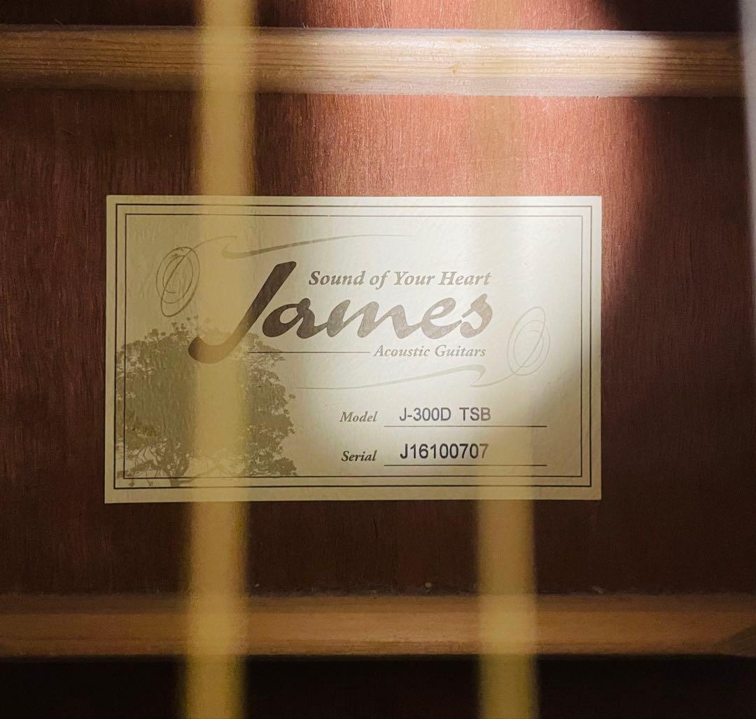 （美品）James J-300D アコースティックギター 島村楽器ブランド