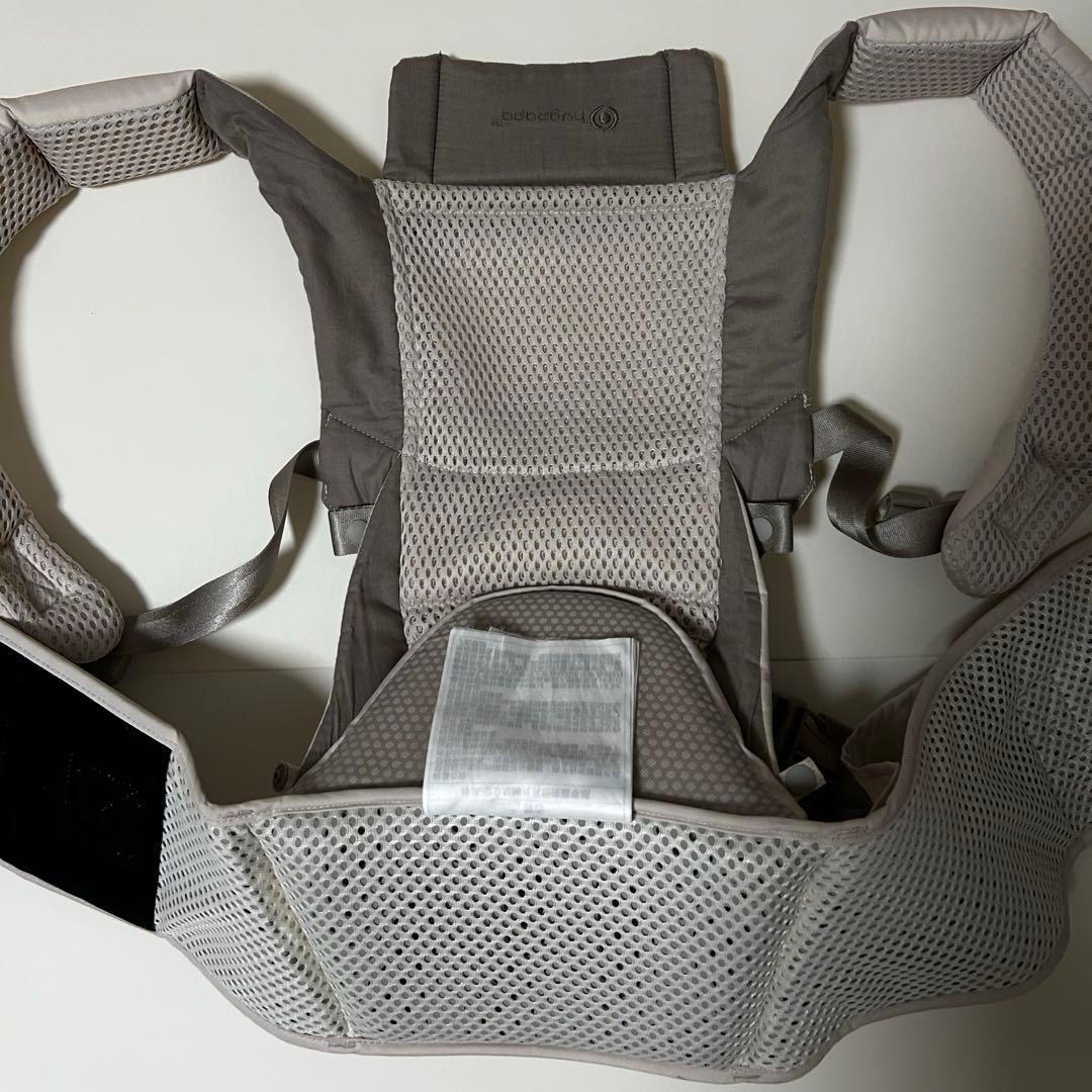 hugpapa 抱っこ紐　ベビーキャリア　ヒップシート　オートミール