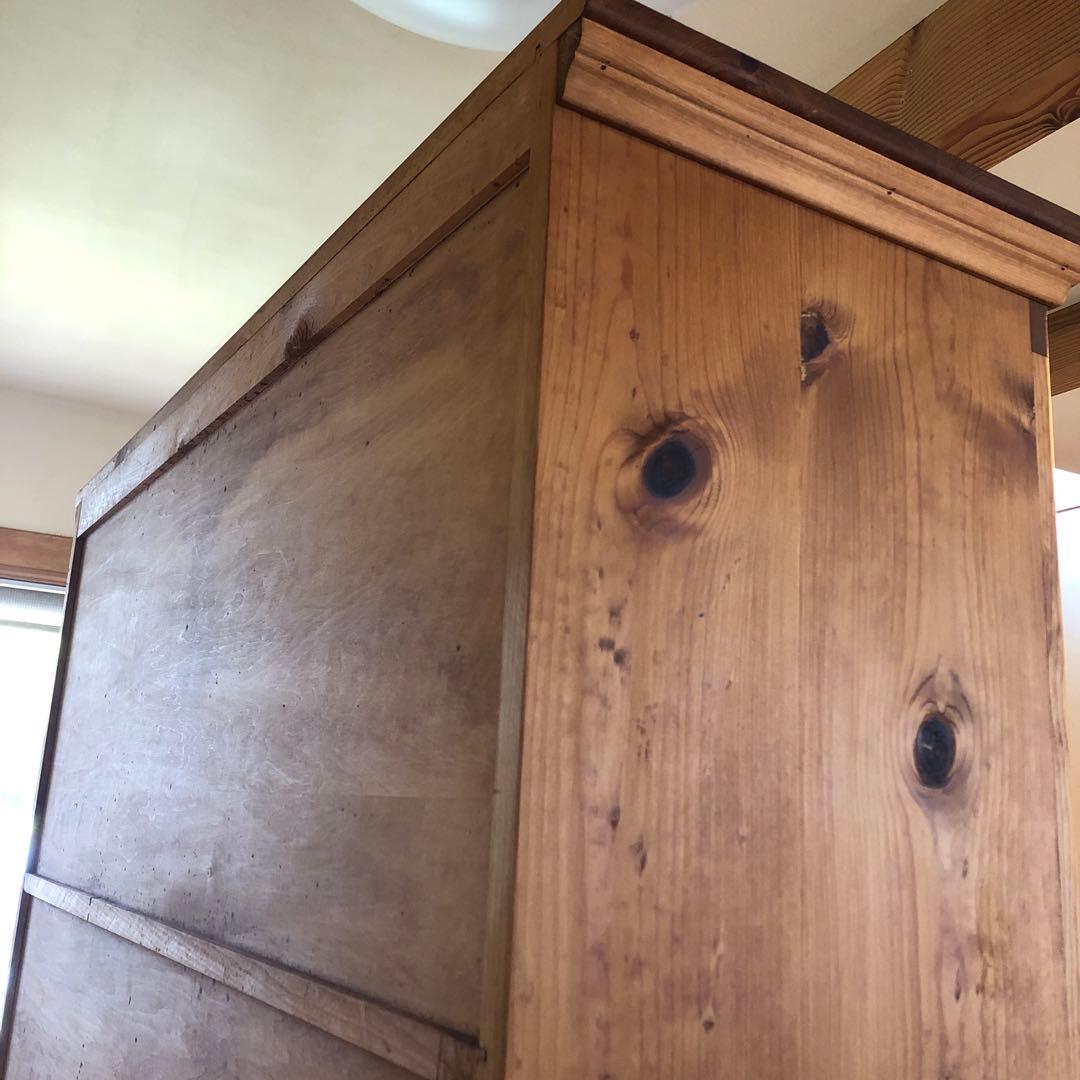 カップボード　ビンテージ　無垢材　120サイズ