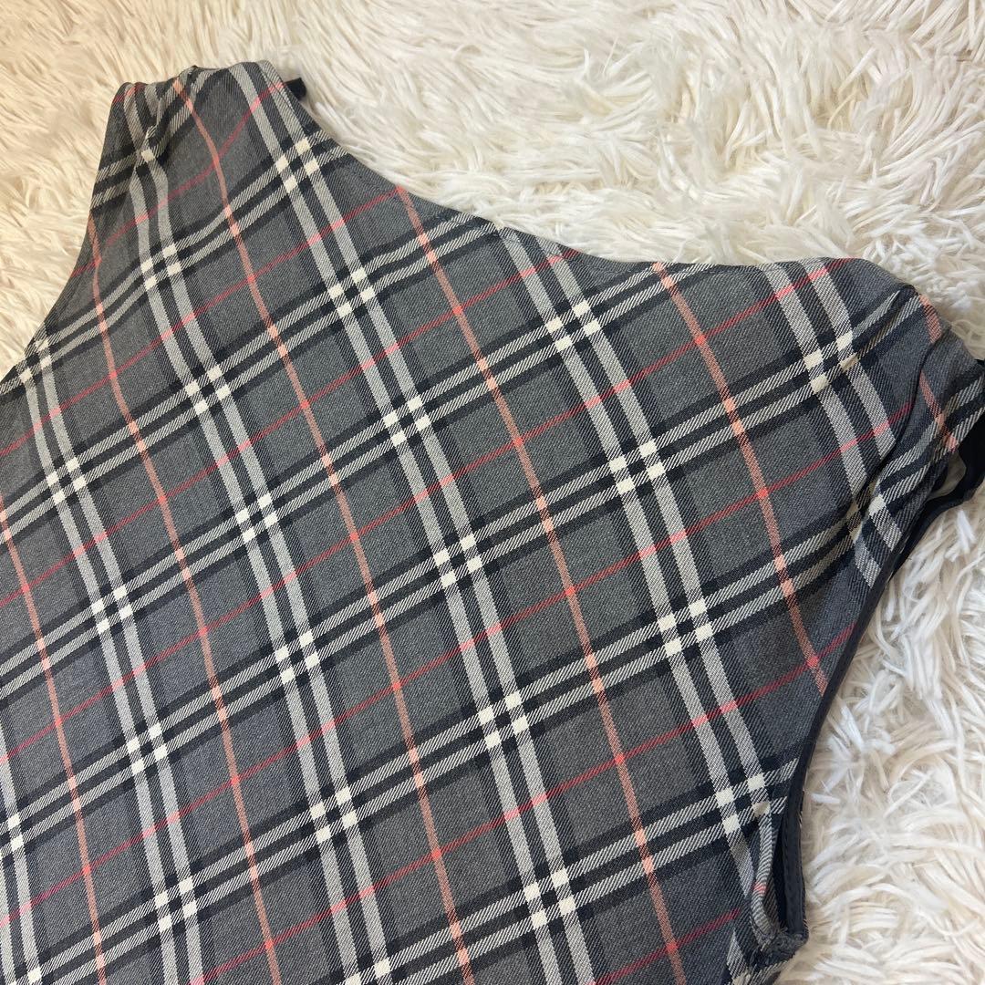 バーバリーブルーレーベル ノバチェック ワンピース 38 三陽商会　y2k