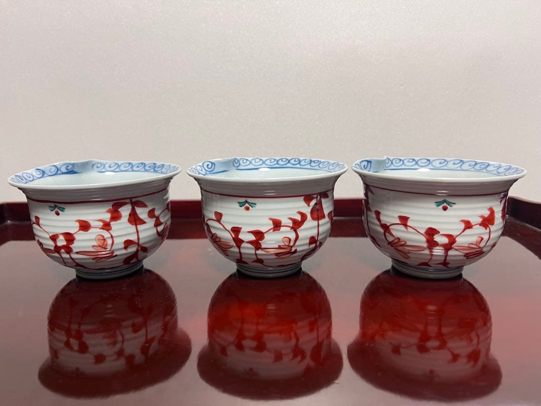 【新品】5客 有田焼　小鉢揃　染付山水