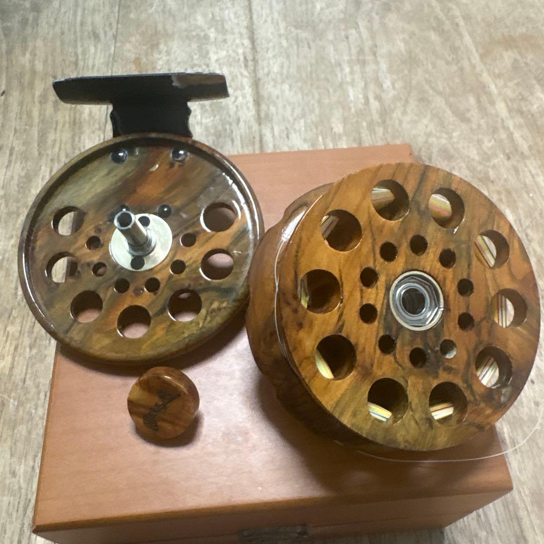 黒鯛工房へち達人88木製限定品中古タイコリール　希少品