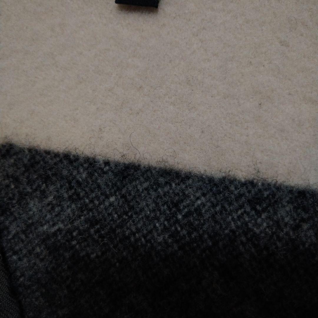 （美品）ウエストライド　アイボリー✖グレーストライプベスト 38