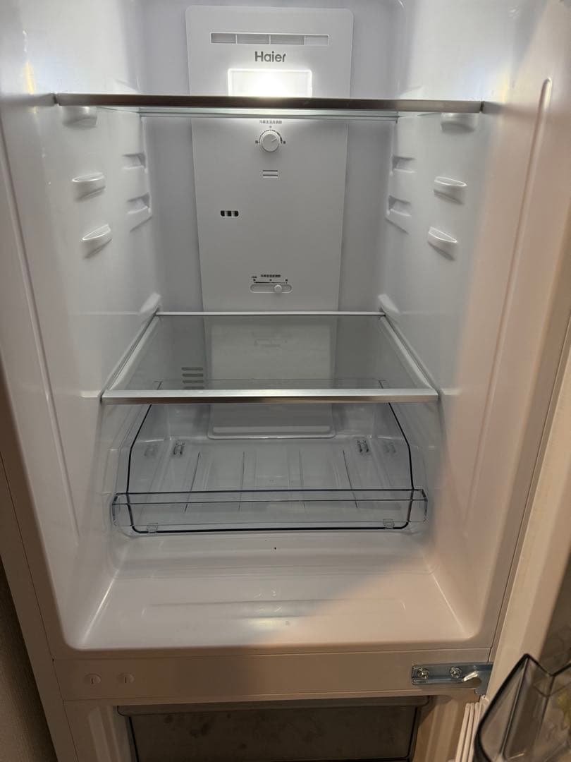 美品！2024年Haier JR-SY15AR 冷蔵庫148L★床保護シートあり