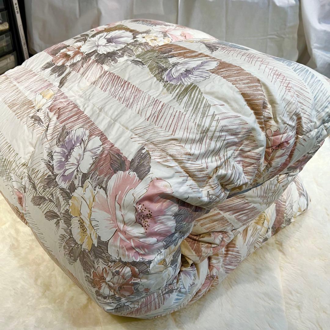 丸八真綿　羽毛掛け布団　シングル　150×210cm