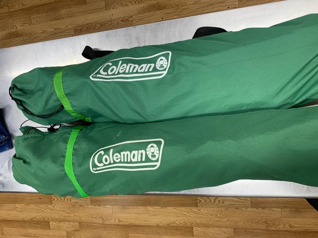 2脚セット　コールマン イージーリフトチェアST グリーン　中古品