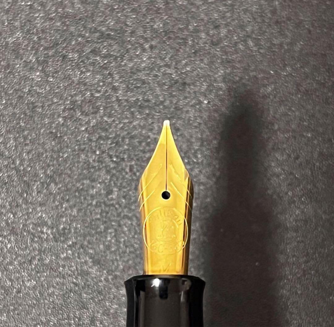 ペリカン/pelikan 万年筆 スーベレーン M400 #500 緑縞 M