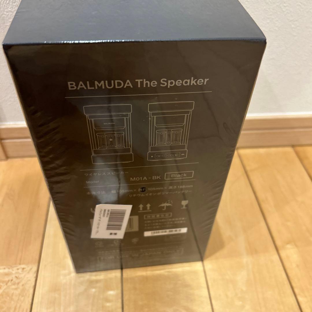 バルミューダ　スピーカー　M01A-BK ブラック　黒