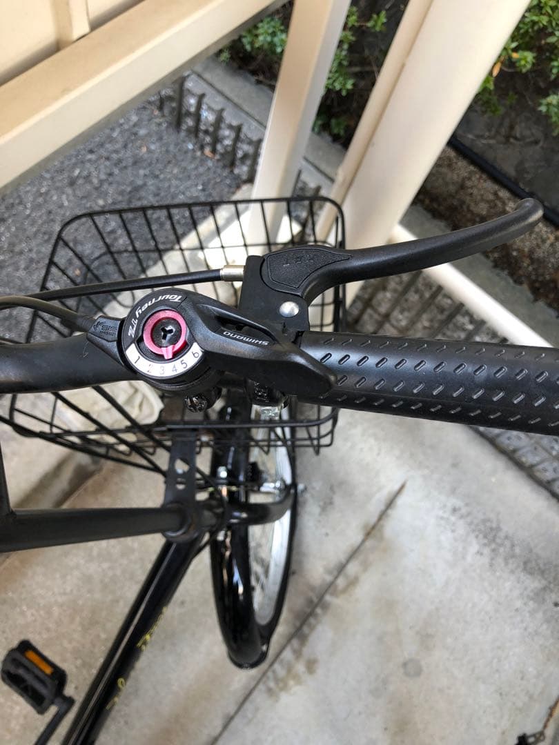 折りたたみ自転車 20インチ シマノ製 6段ギア　鍵付き　引き取り限定