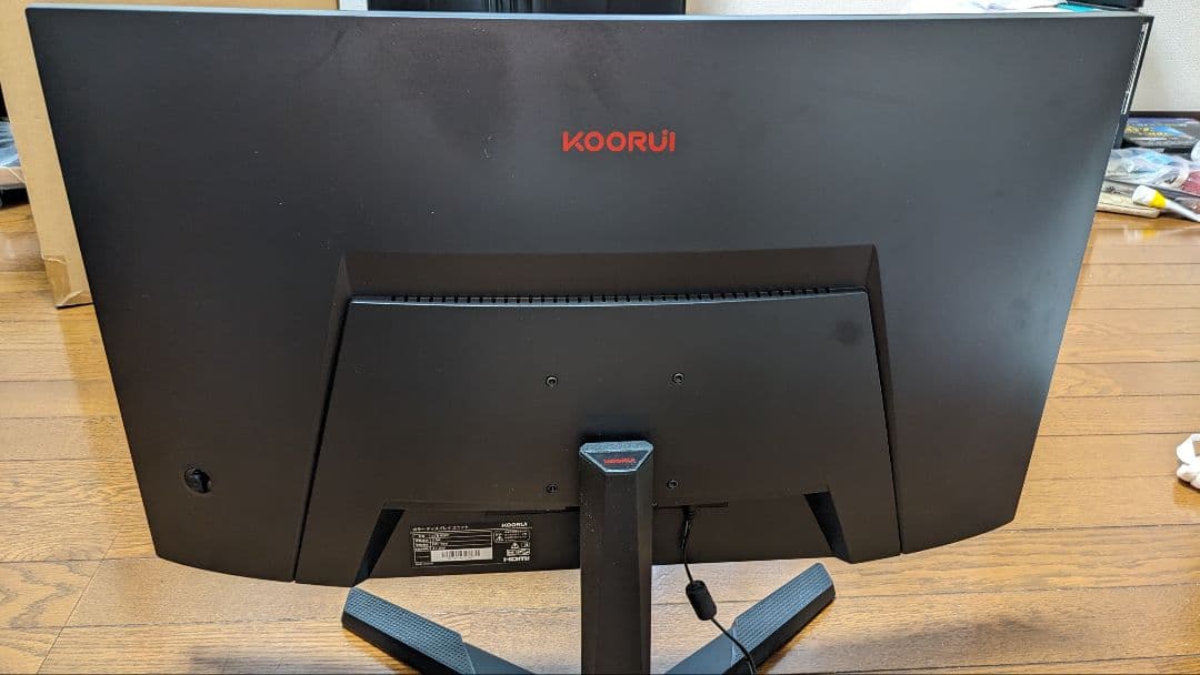 KOORUI 1440p 144hz 27EGQC 曲面モニター