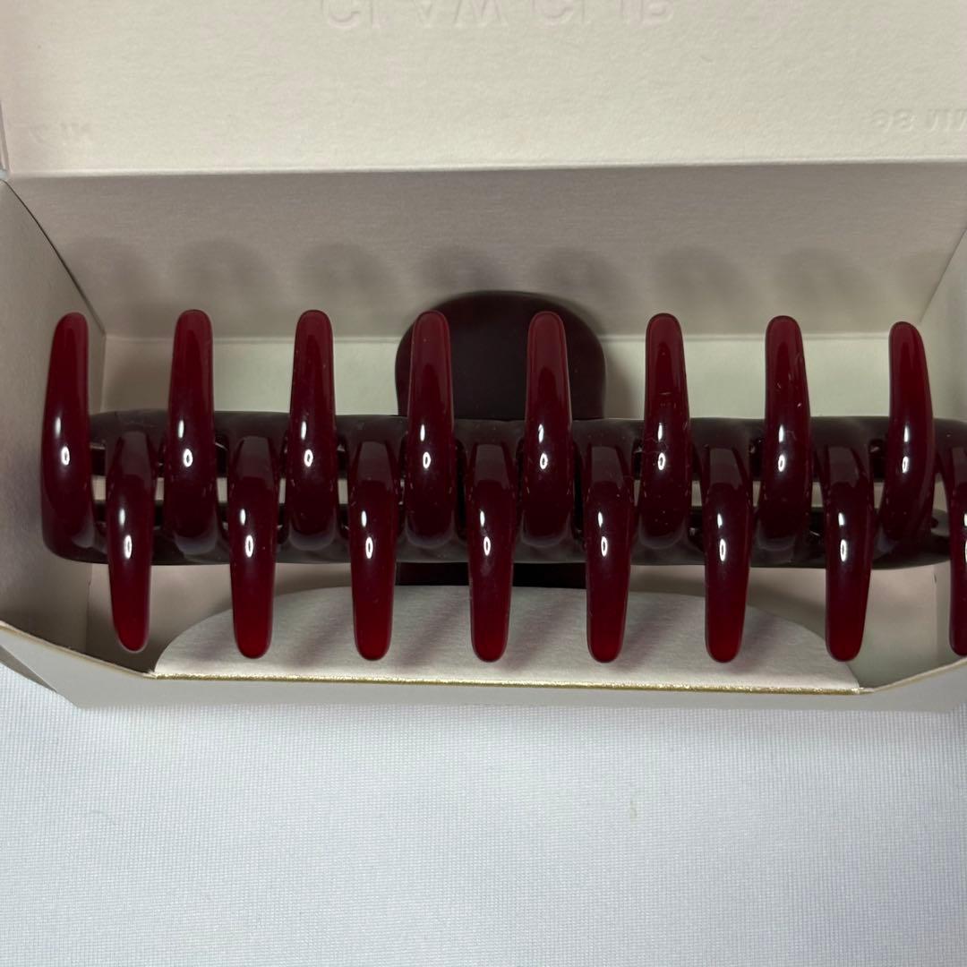 【Undo Hairware】No. 4 Claw クリップ　イタリア製ボルドー