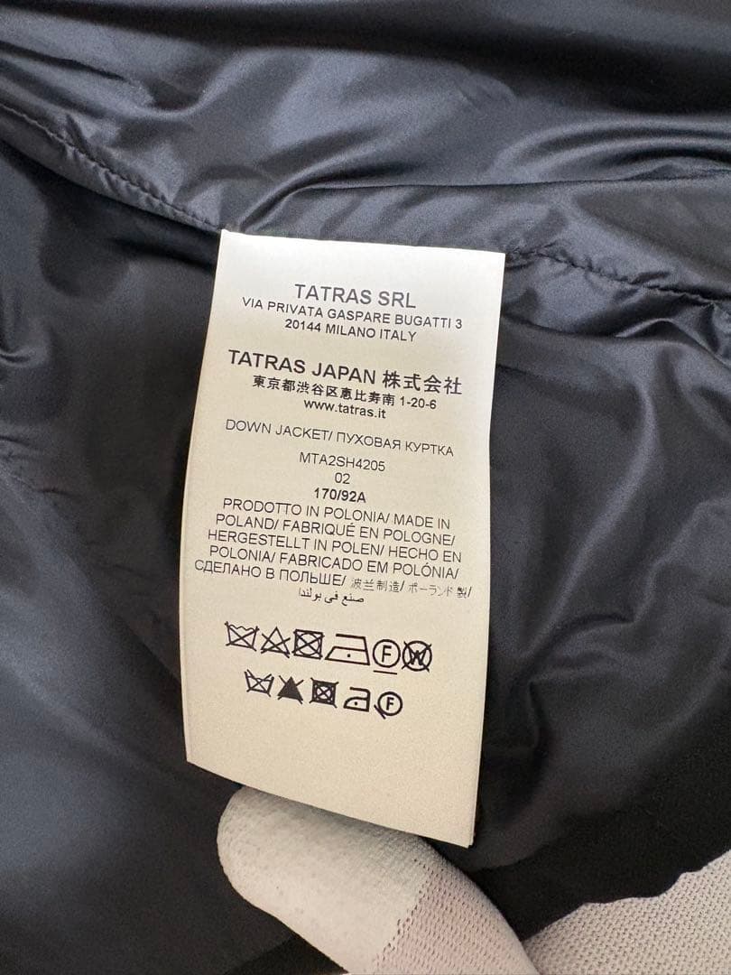 MR.C 　TATRAS タトラスships ウールダウンジャケット　M