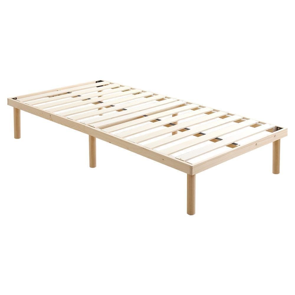 【シングル】すのこベッド 北欧パイン材 低ホルムアルデヒド ナチュラル