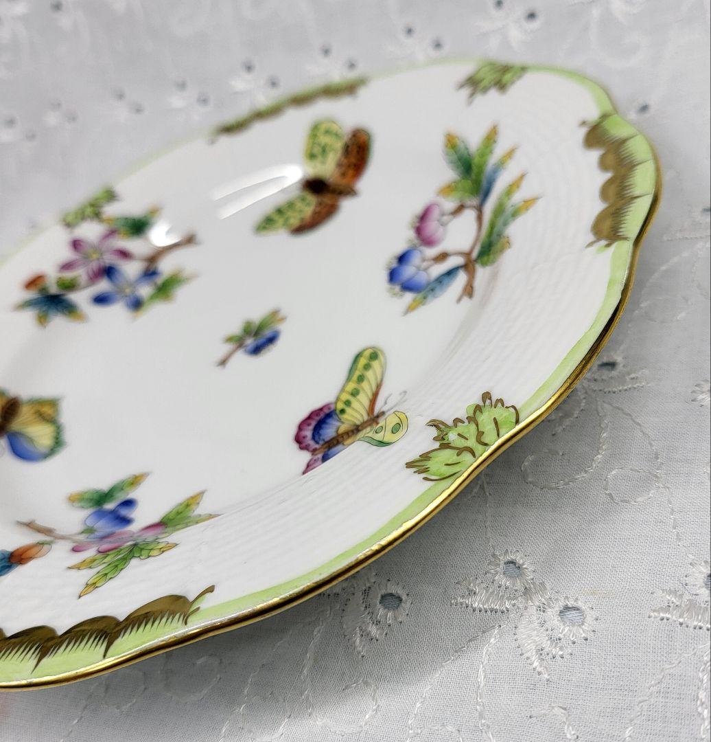 美品✨ヘレンド ヴィクトリアブーケ サラダ デザート プレート17 皿 花蝶③