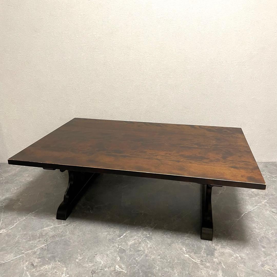 北海道民芸家具　折りたたみ　ローテーブル　センターテーブル　ちゃぶ台