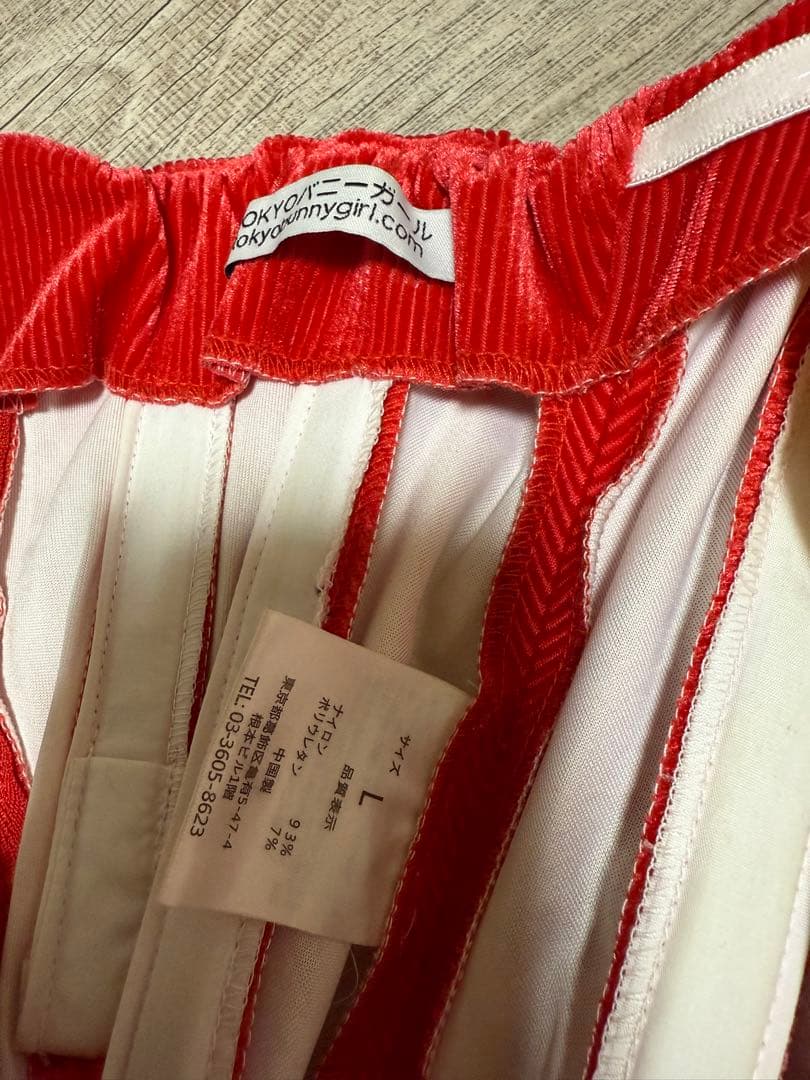 コスプレ・イベントにも！TOKYOバニーガール Lサイズ レッド