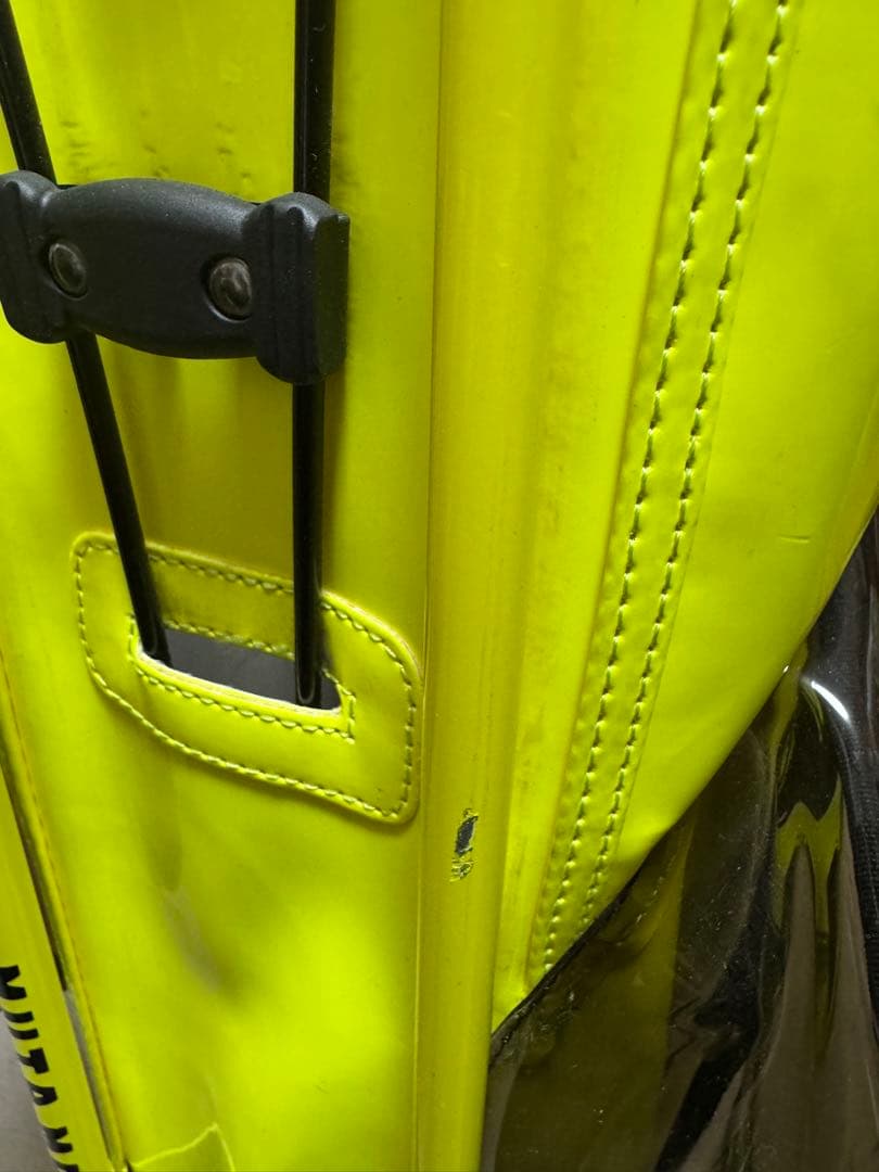 じゃん　ムータマリン　キャディバッグ　イエロー✖️ブラック