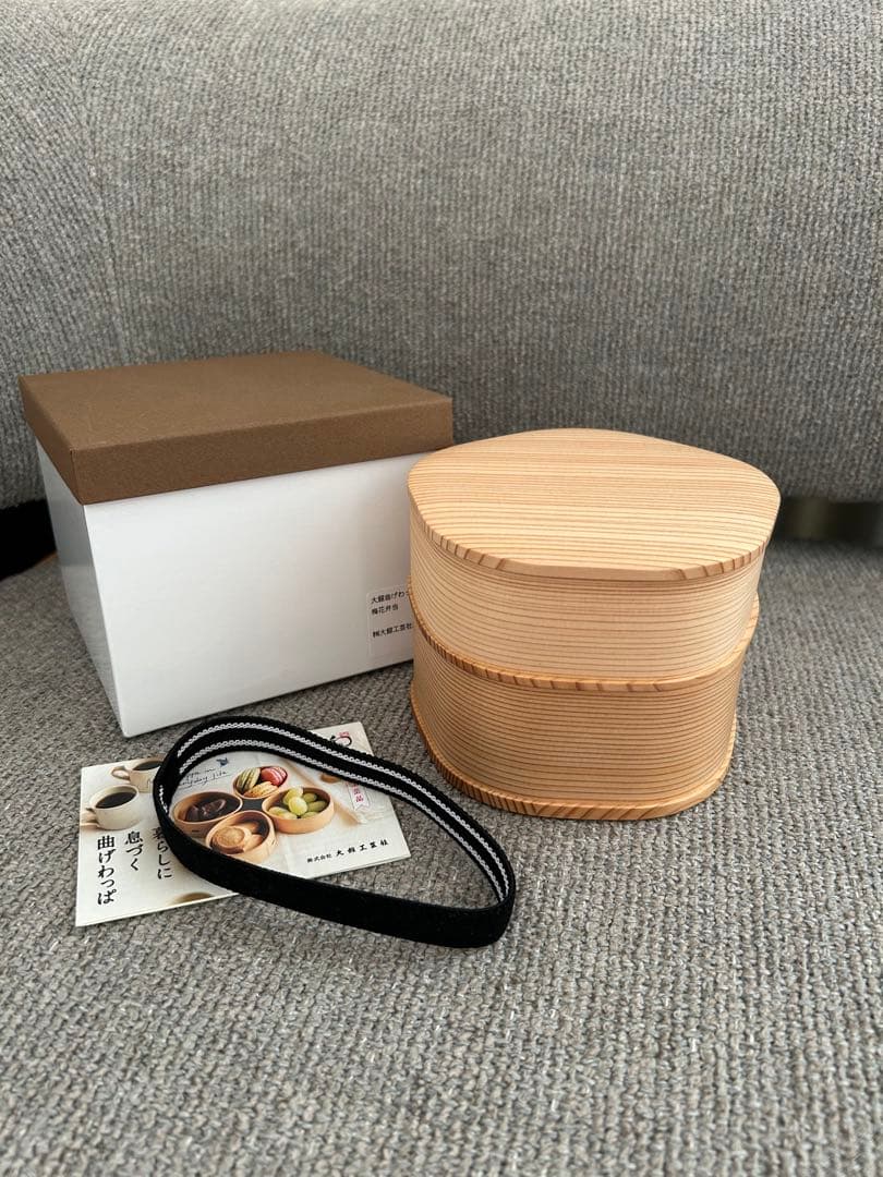 【新品！オマケ付き】梅花弁当 大館工芸社曲げわっぱ 弁当箱 日本製