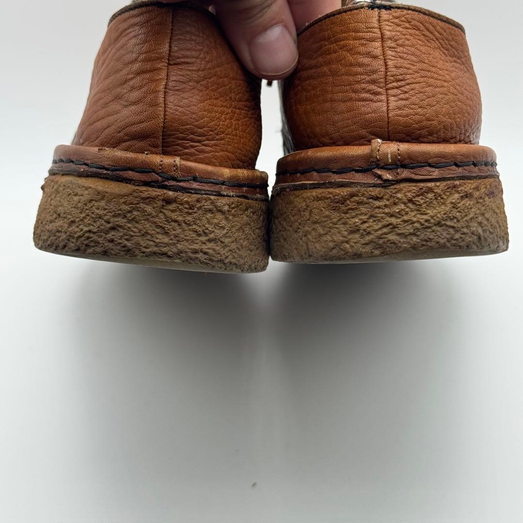 希少 クラークスClarks 旧タグ モカシン ネイチャーシボ革 ギリシャ製