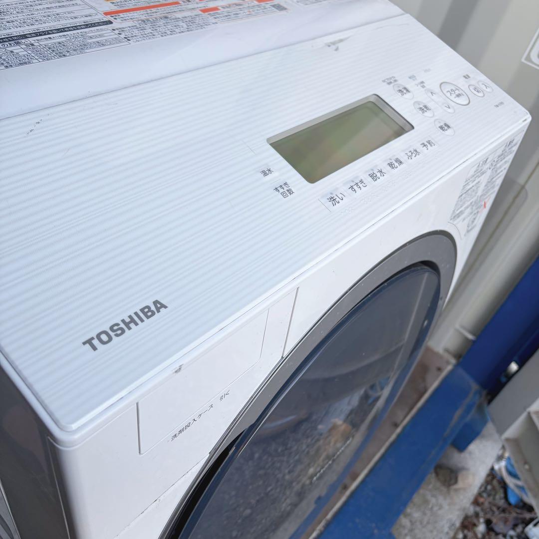 送料無料！※ジャンク品 東芝 ドラム式洗濯機 TW-117V5R