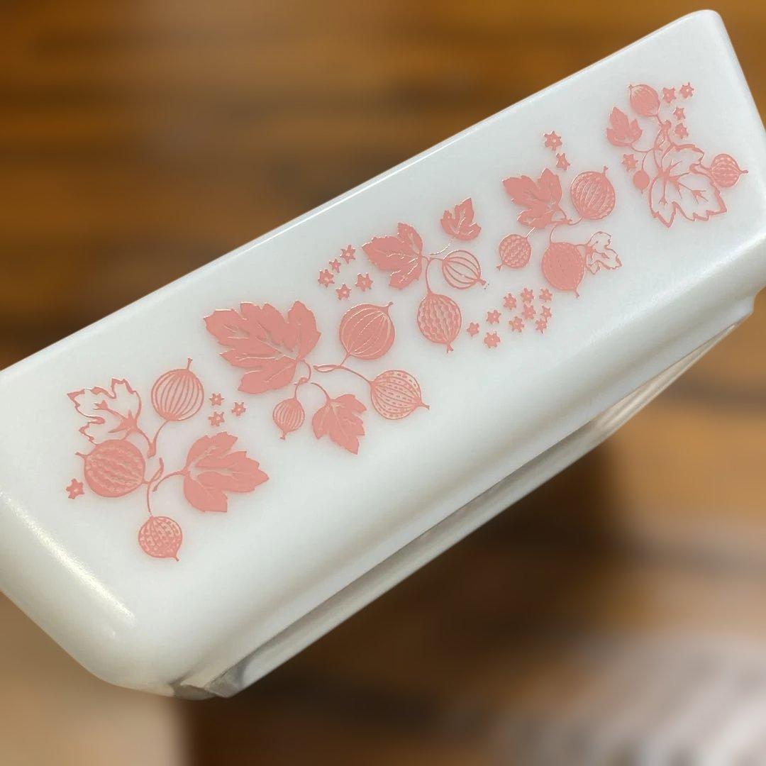 Pyrex オールドパイレックス　グーズベリー　グースベリー　レフリジレーター