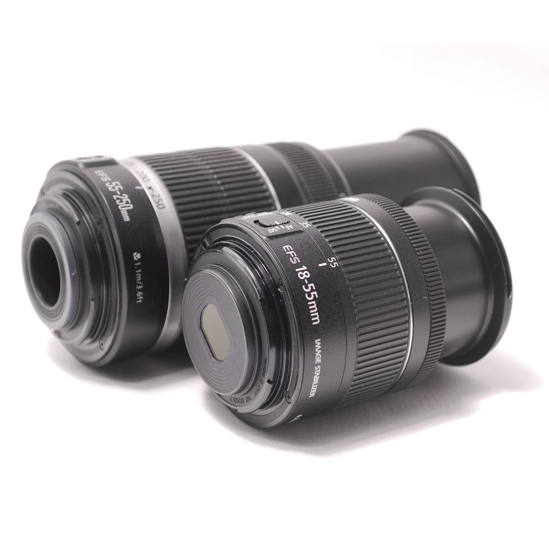 ❤即購入1000円OFF❤キャノン Canon Kiss X8i Wズームセット