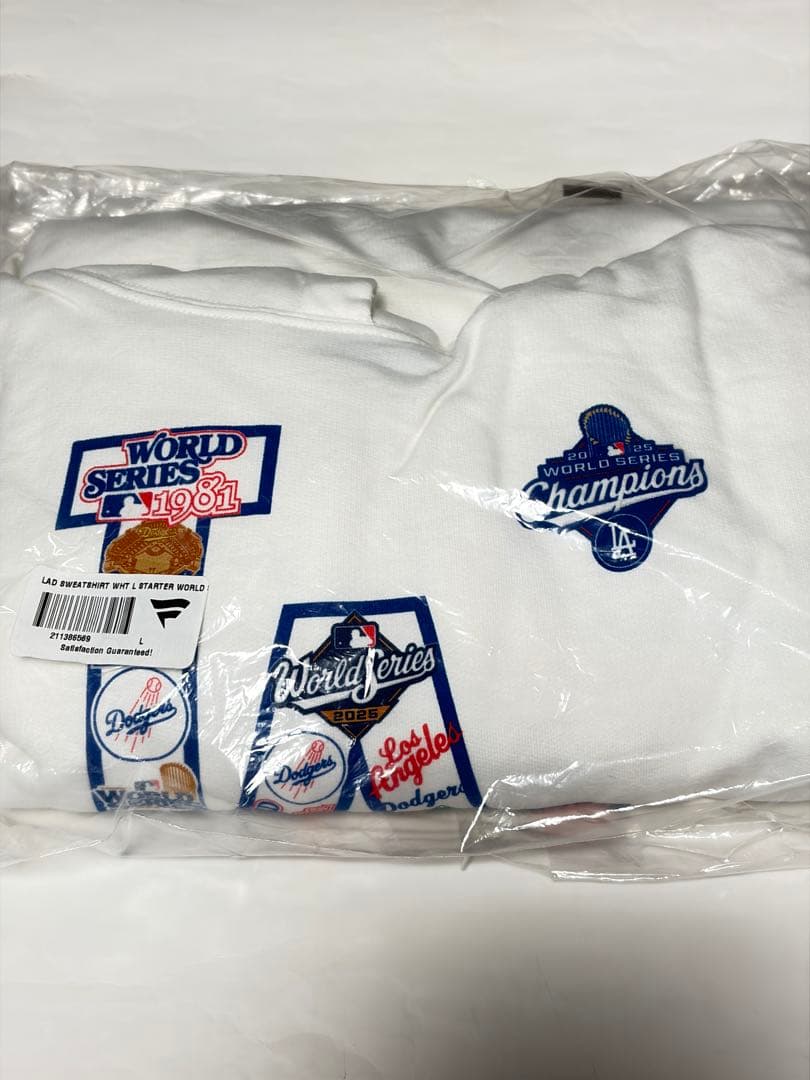 【100%正規品】Lロサンゼルス・ドジャースStarterスターター25WS優勝