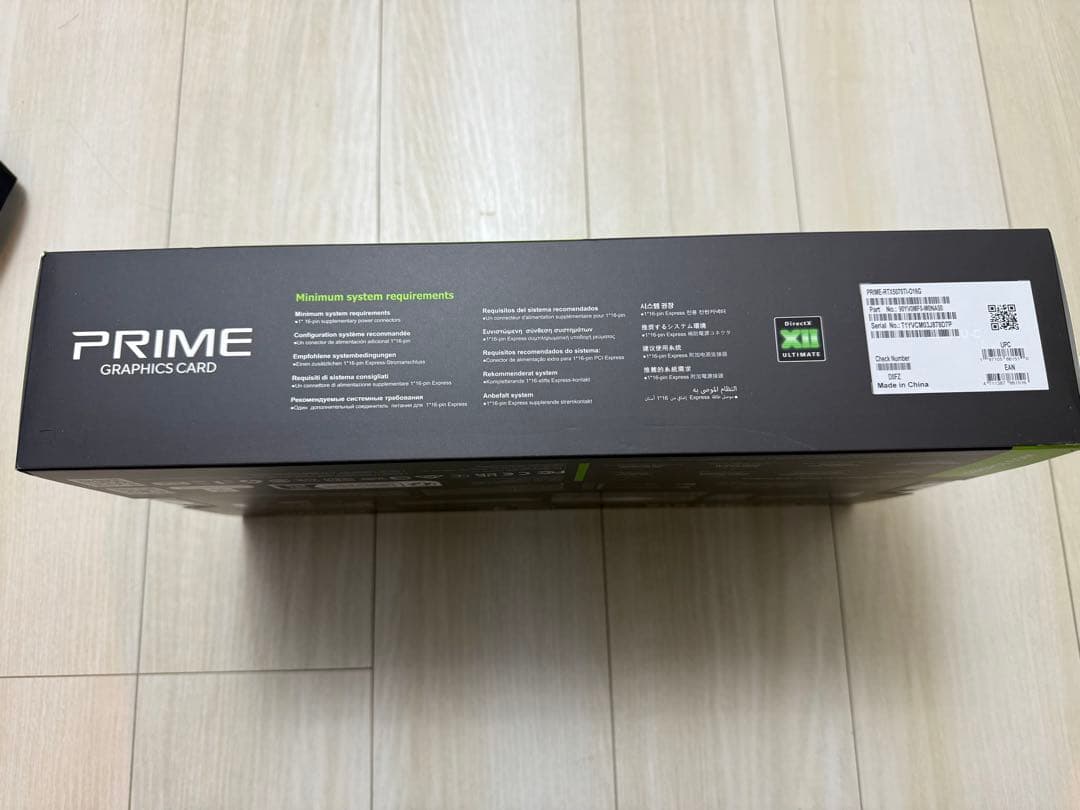 ASUS PRIME-RTX5070TI-O16G 新品未使用