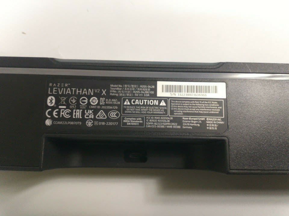 Razer LEVIATHAN v2 X サウンドバー RZ05‐0428