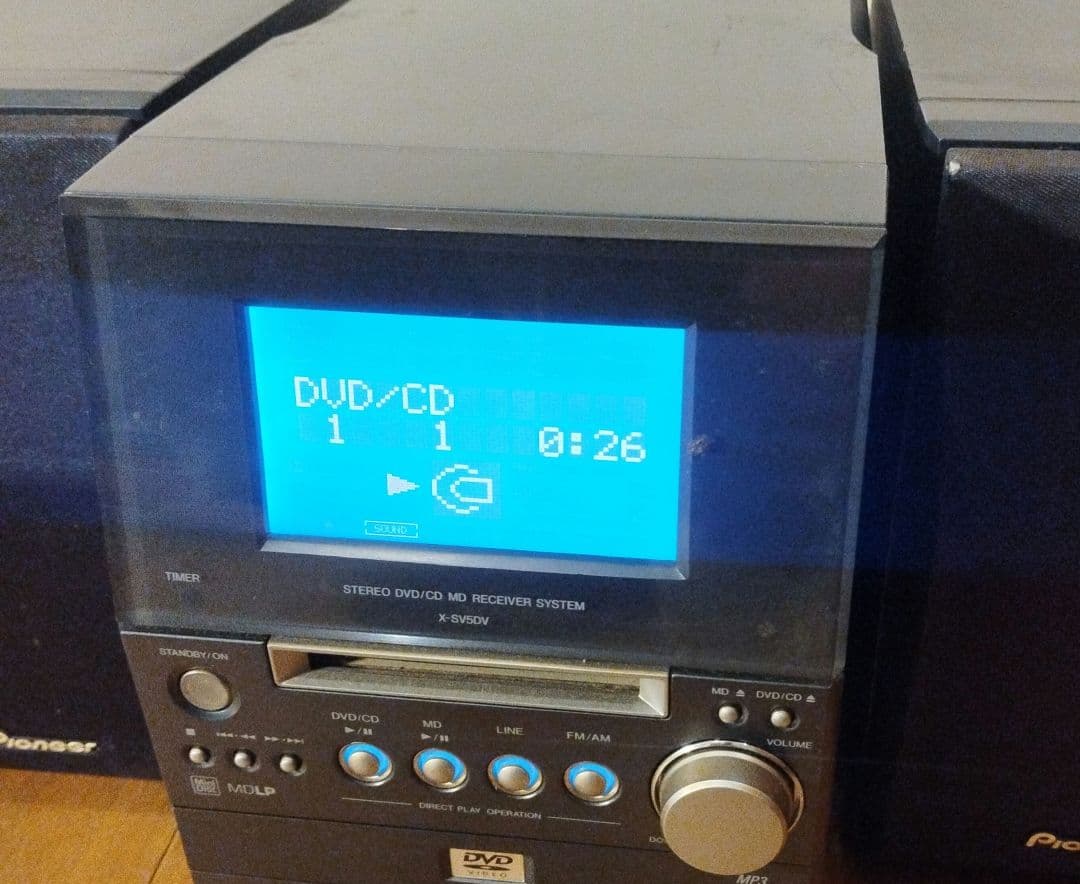 Pioneer パイオニア DVD/CD MDレコーダー XV-SV5DV-K