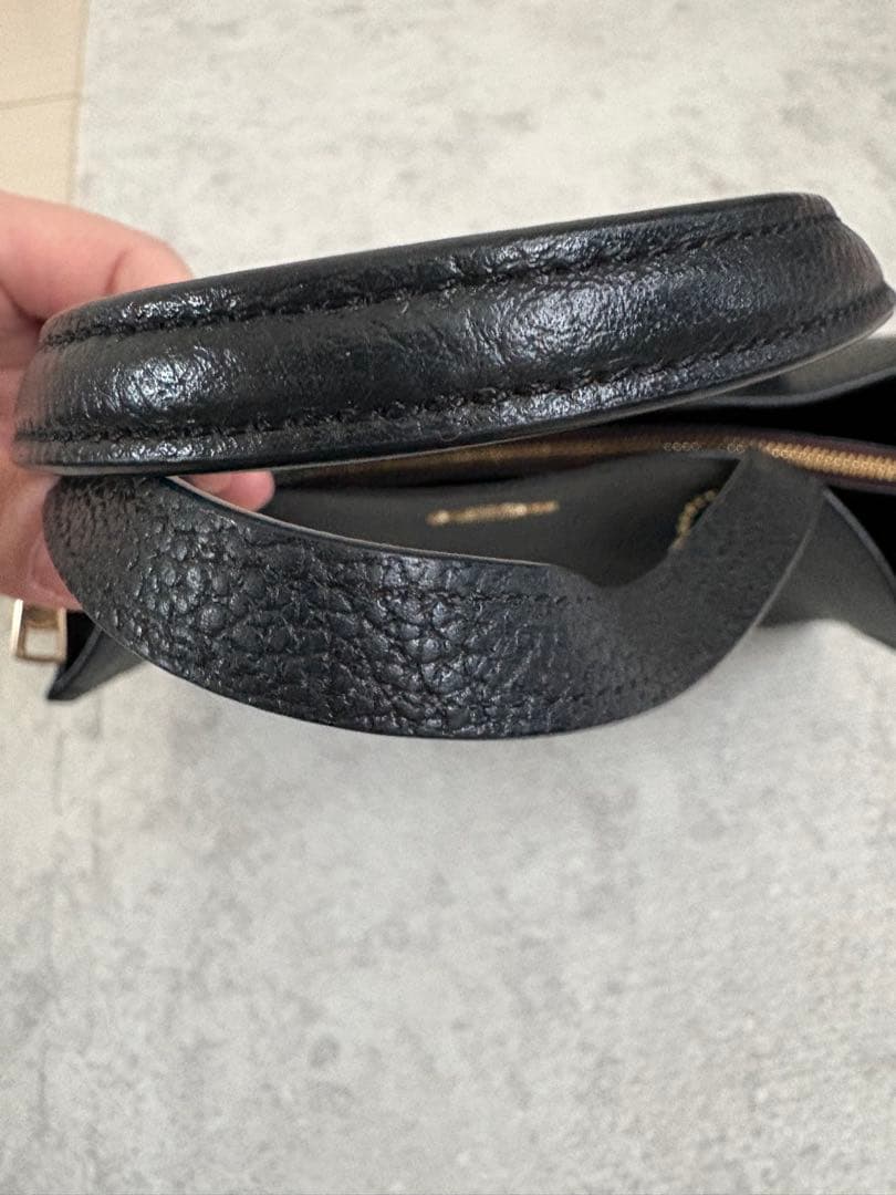 美品 COACH ブラック ハンドバッグ