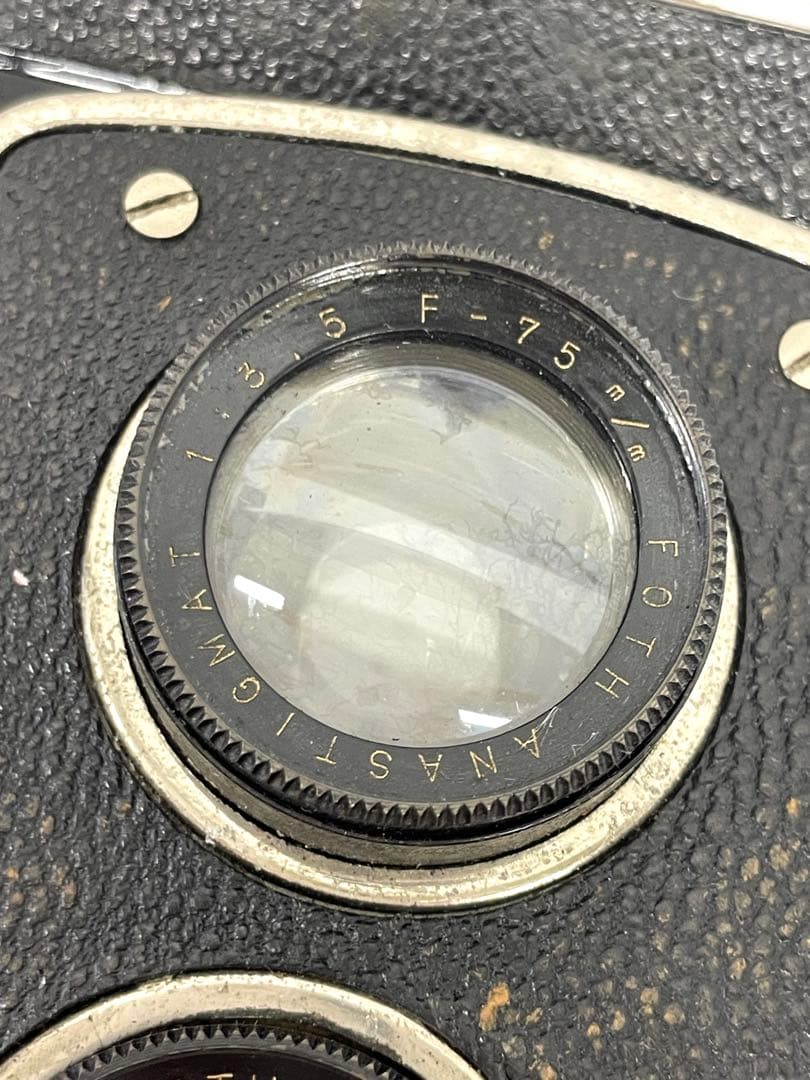 FOTH-FLEX フォスフレックス 二眼レフカメラ レザーケース付き