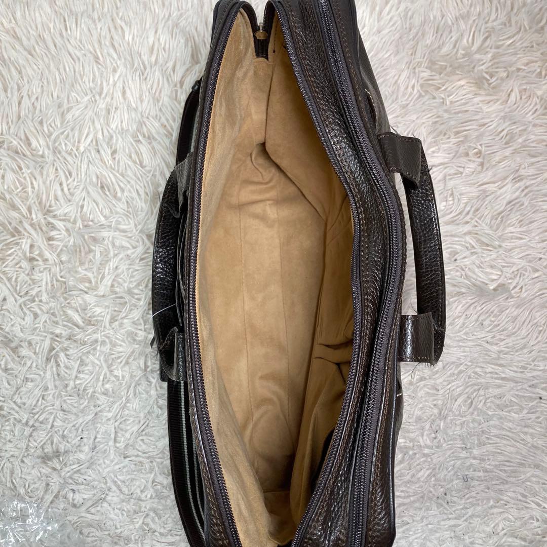 美品　dunhill ダンヒル ビジネスバッグ　ブリーフケース　シボ　2WAY