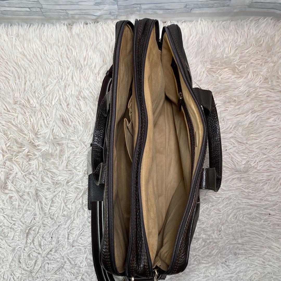 美品　dunhill ダンヒル ビジネスバッグ　ブリーフケース　シボ　2WAY