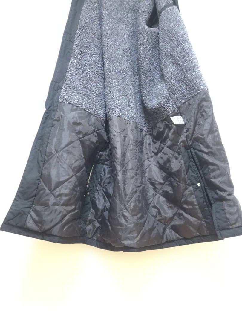 adidas　ベンチコート　黒　climaproof ロングコート ボア XL