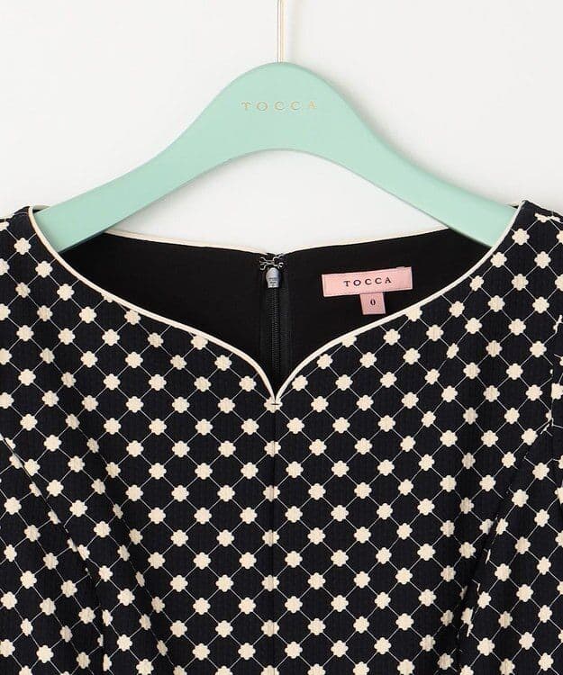 美品 TOCCA CLOVER STAMP ドレス