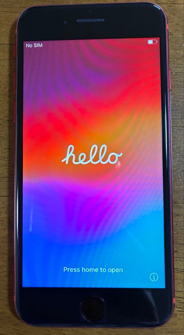 【美品】iPhone SE 第3世代 レッド　64GB