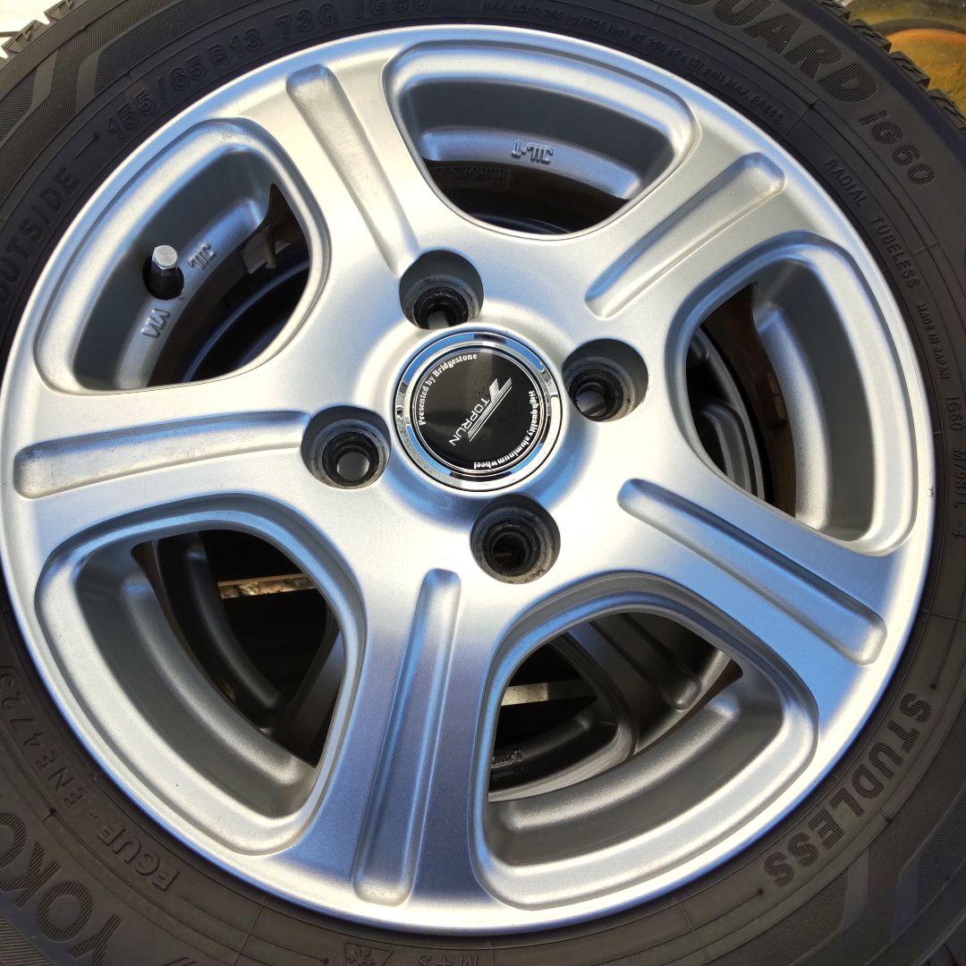 ヨコハマ アイスガード ig60 155/65r13 アルミホイールセット①