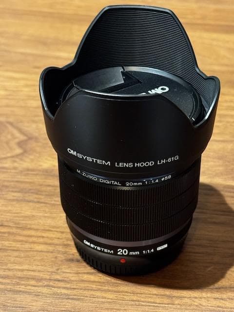 【値下げ・美品】OM SYSTEM M.ZUIKO 20mm F1.4 PRO