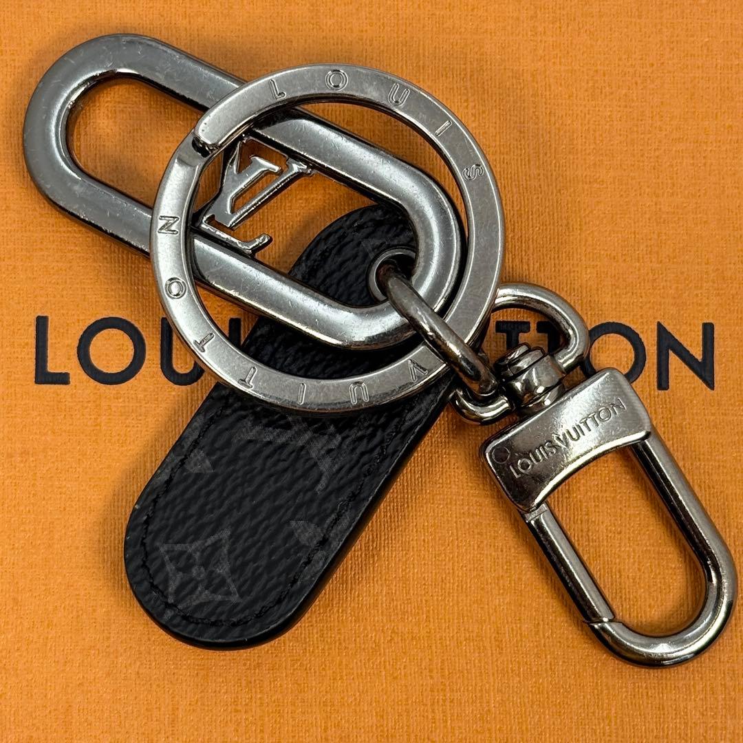【美品】ルイヴィトン エクリプス シグネチャー チェーン キーホルダー
