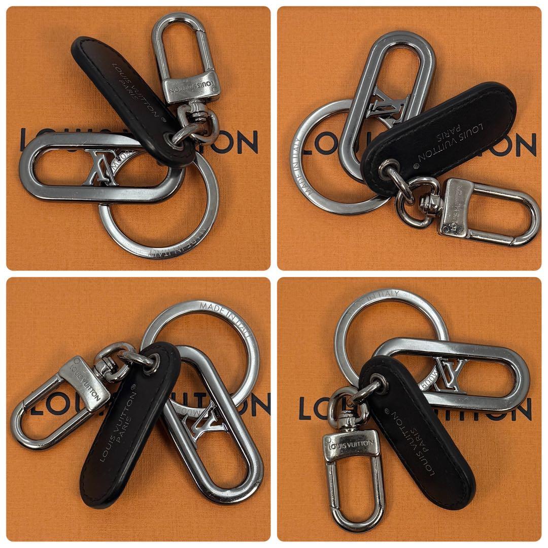 【美品】ルイヴィトン エクリプス シグネチャー チェーン キーホルダー