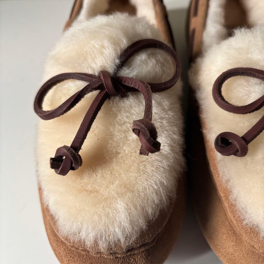 未使用級⭐︎UGG アグ モカシン ファー シープスキン スリッポン 23.0