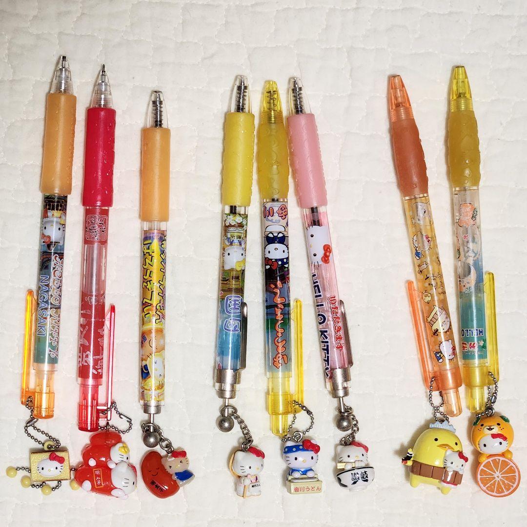【ご当地キティちゃん】ボールペン·シャープペン/まとめ売り74本/ハローキティ