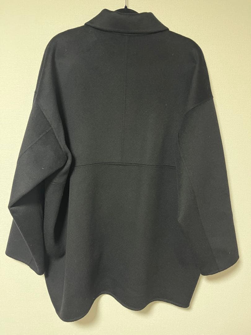 今季　かぐれ　ウールステンカラーショートコート