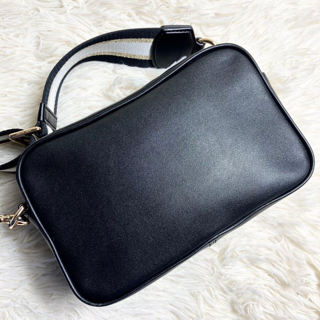 【極美品】マークジェイコブス ＊カメラバッグ レザー ブラック