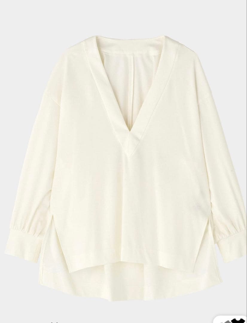 最終値下げ　LE PHIL ルフィル ホワイト 長袖シャツ Fサイズ